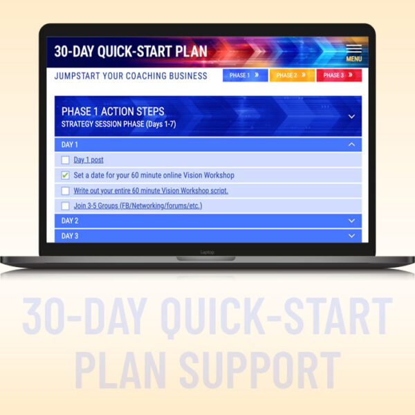 Support with BTI's 30-Day Quick Start Plan